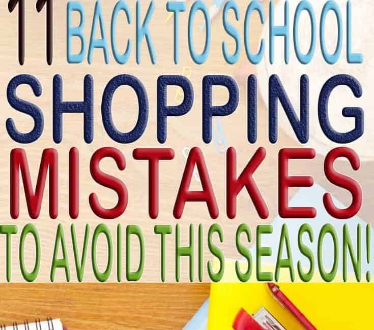11 Back To School Shopping Mistakes To Avoid