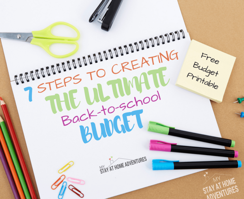 How To Create The Ultimate Back To School Budget