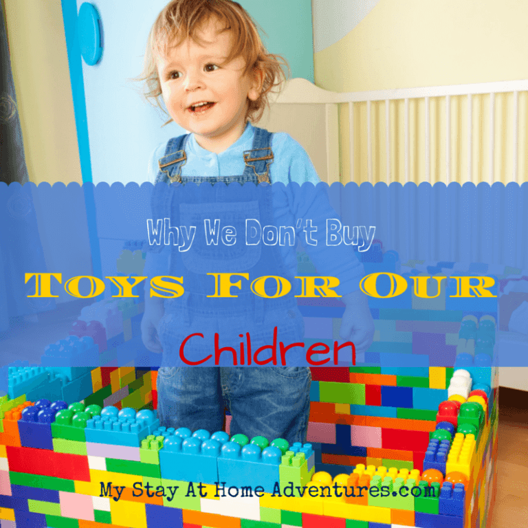 Why We Don’t Buy Toys For Our Children