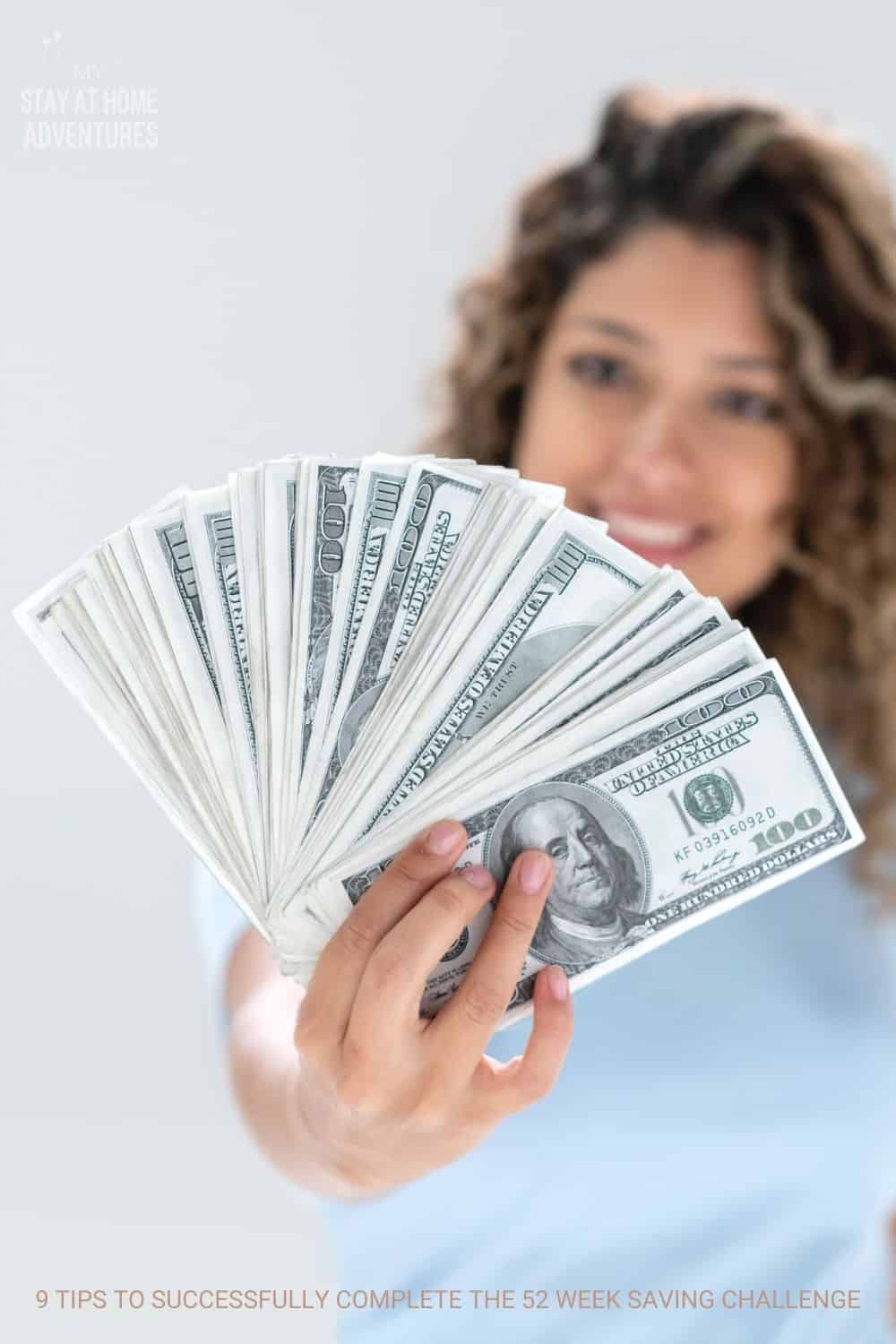 Are you ready to start the 52 Week Saving Challenge? Learn how to complete this popular money-saving challenge with these 9 tips. via @mystayathome