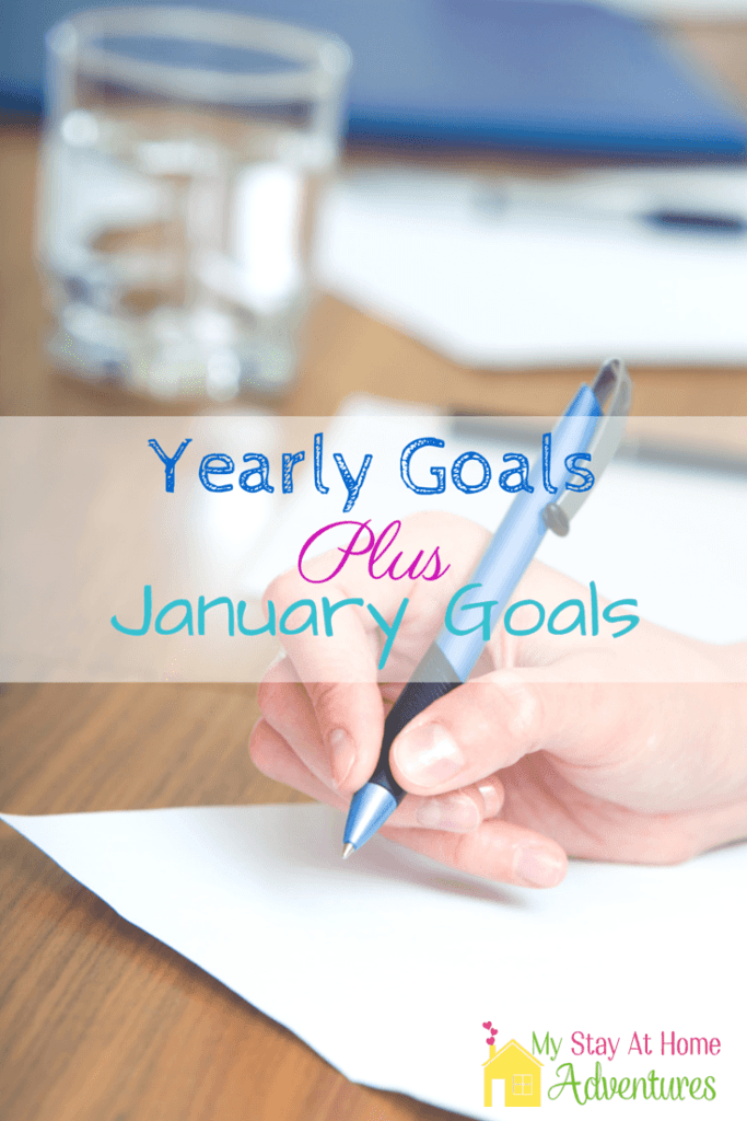 2015 Yearly Goals Plus January Goals