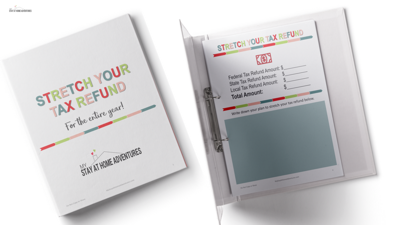 Get your free copy of the Stretch Your Tax Refund Binder