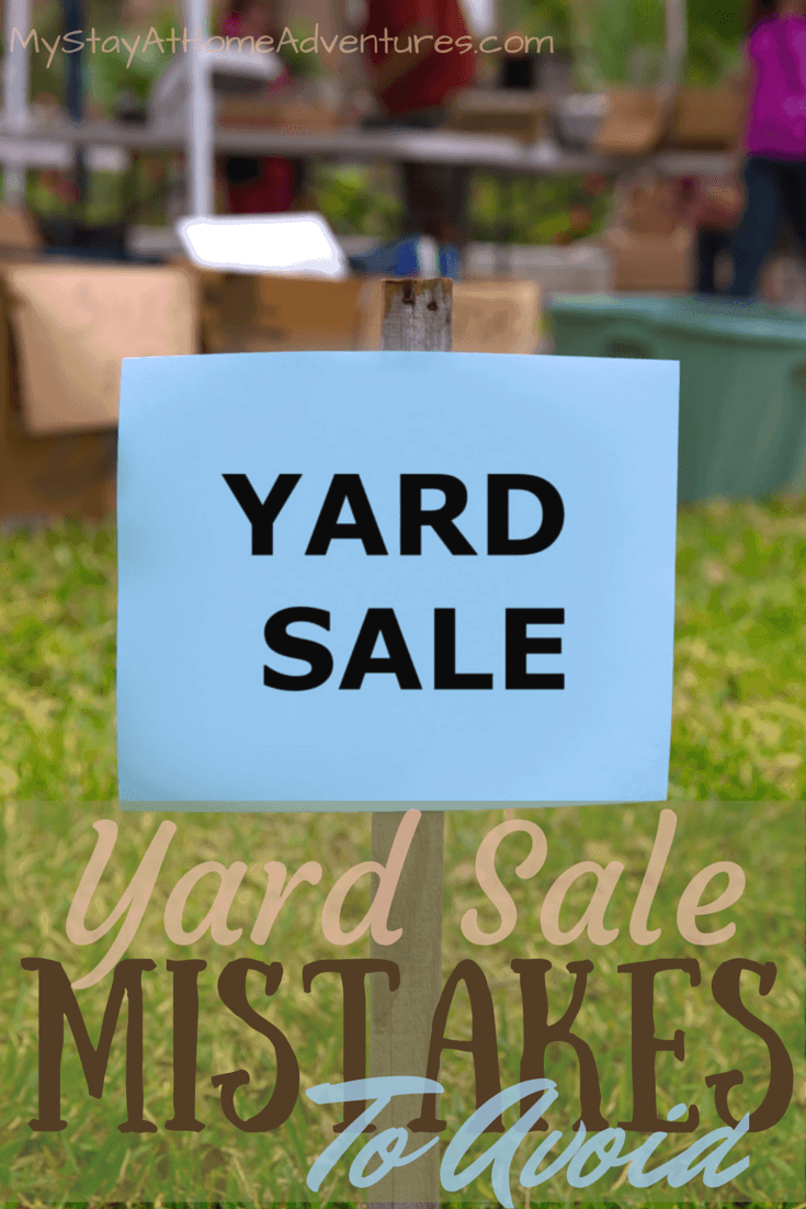 Hosting a yard sale or garage sale? Learn 10 yard sale mistakes many people do and they don't even know it and see your profit rise. #yardsale #tips #makemoney #makeextracash #howto via @mystayathome