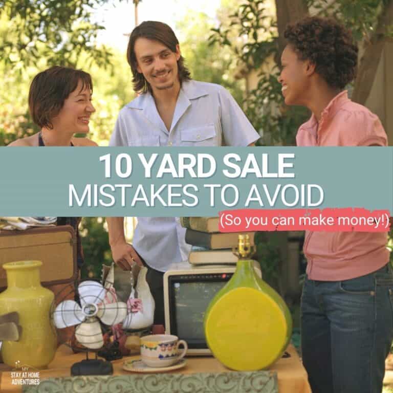10 Yard Sale Mistakes You Need To Avoid This Season