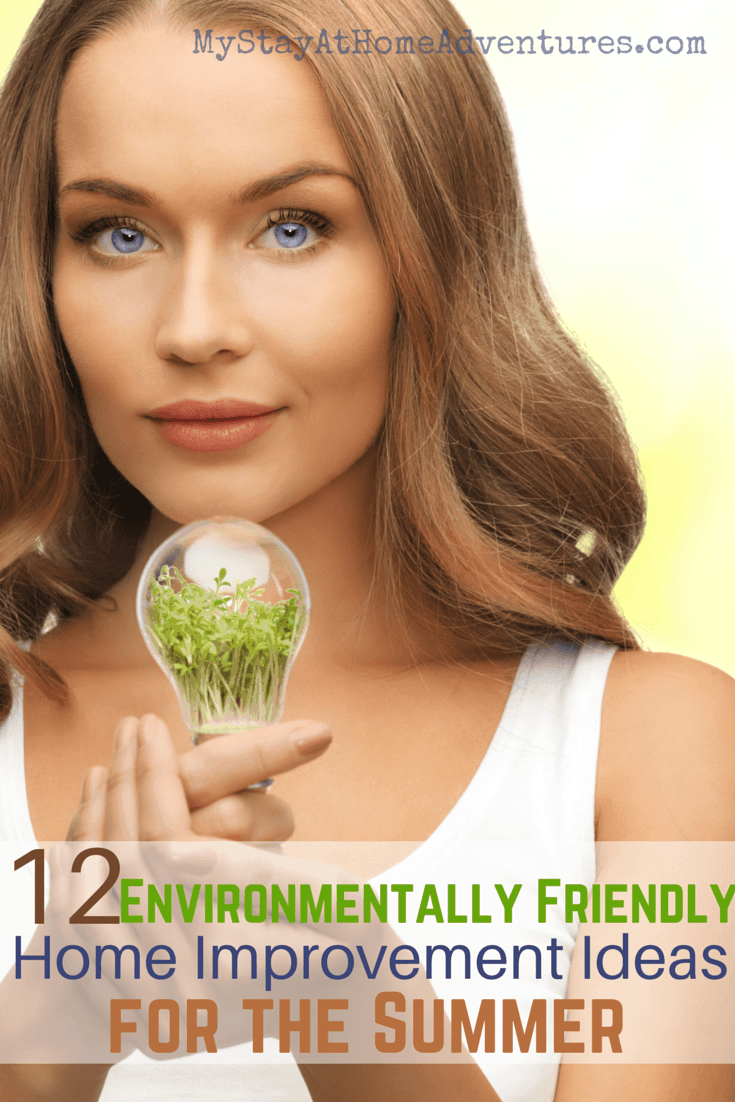 Here are 12 Environmentally Friendly Home Improvement Ideas for the Summer to help your wallet. It’s a great time to think about your home improvement wish list. The home improvements with the best returns are often environmentally friendly, eco-conscious projects. These projects aren’t merely good for Mother Nature, they’re also good for your wallet.