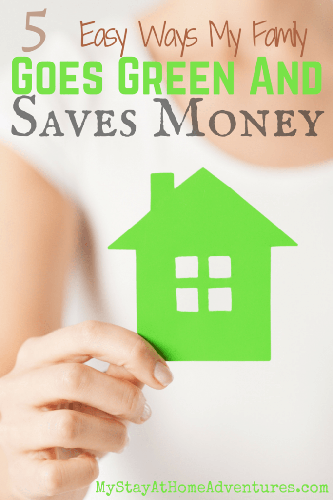 Here we have our 5 Easy Ways My Family Goes Green And Saves Money! Learn how this planet-save-cheapos do it and you can too!