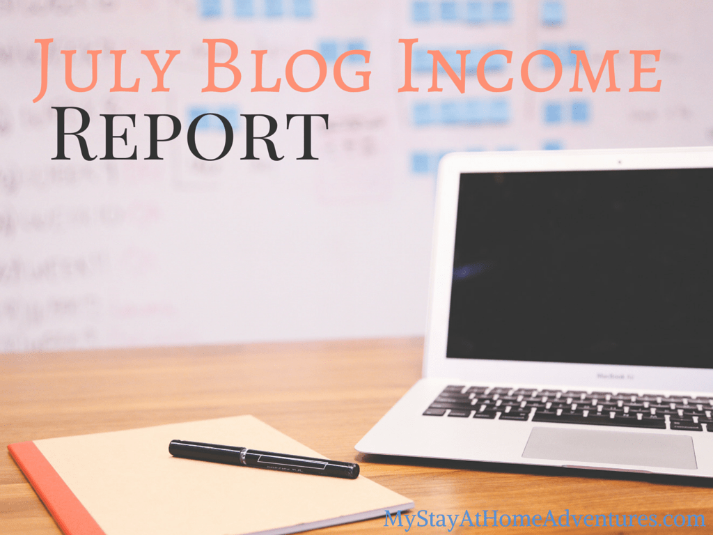 It is that time of the month where I share with you my blog income report for the month of July.