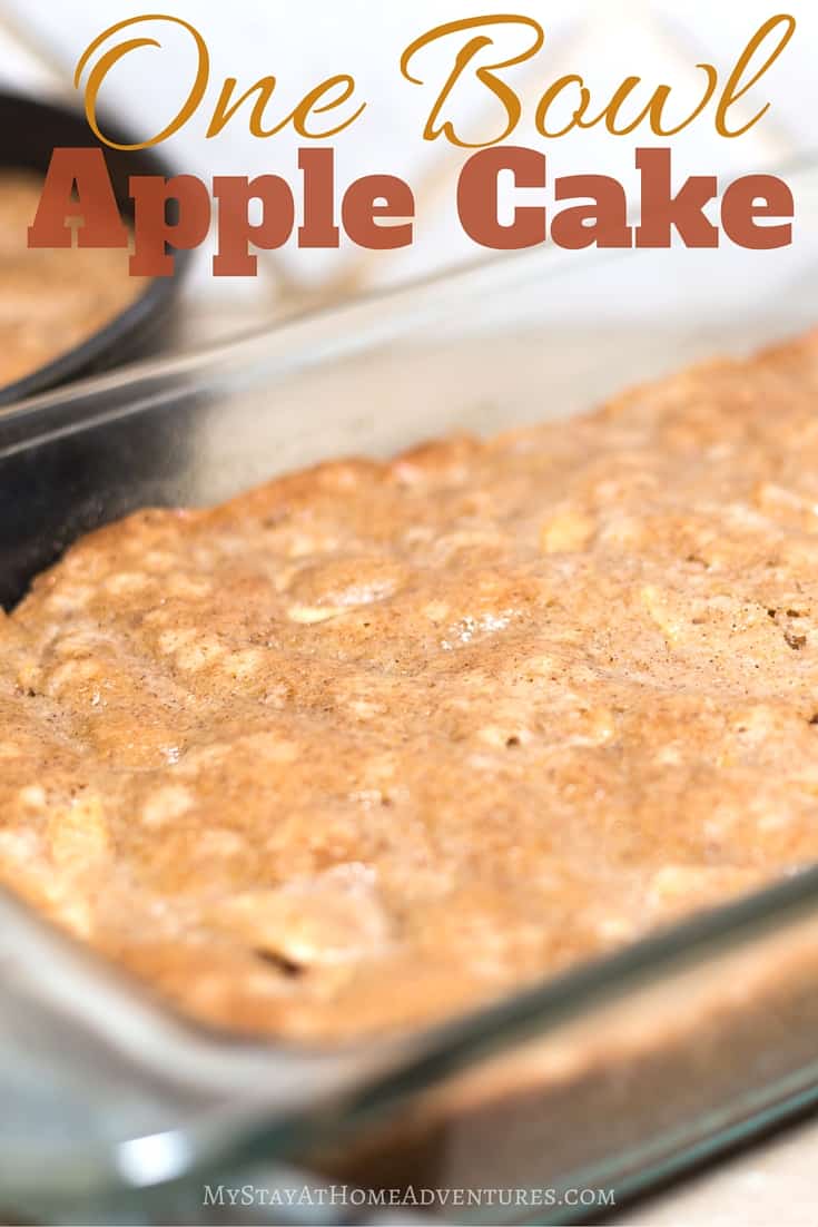 There are many One Bowl Apple Cake recipes out there, and I think I found one of the best one! Check out this One Bowl Apple Cake recipe, and you will agree. via @mystayathome