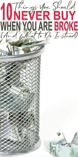 When you are having money problems there are 10 Things You Shouldn't Buy When You Are Struggling Financially that you can live without.