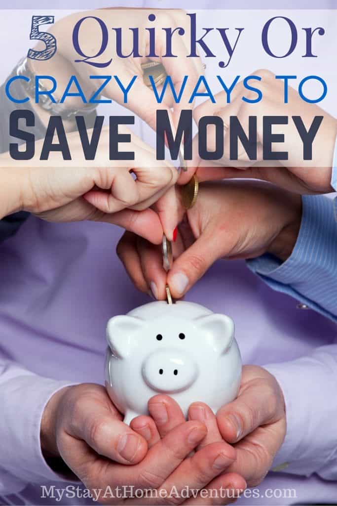 You are going to save money with these 5 quirky and crazy ways to save money that will blow you away. Learn what they are.