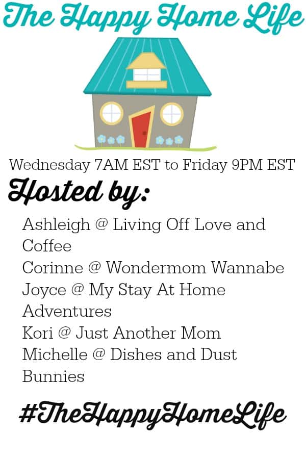 Welcome back! The Happy Home Life Linky Party is back and bigger than ever. Make sure you stop by and visit!