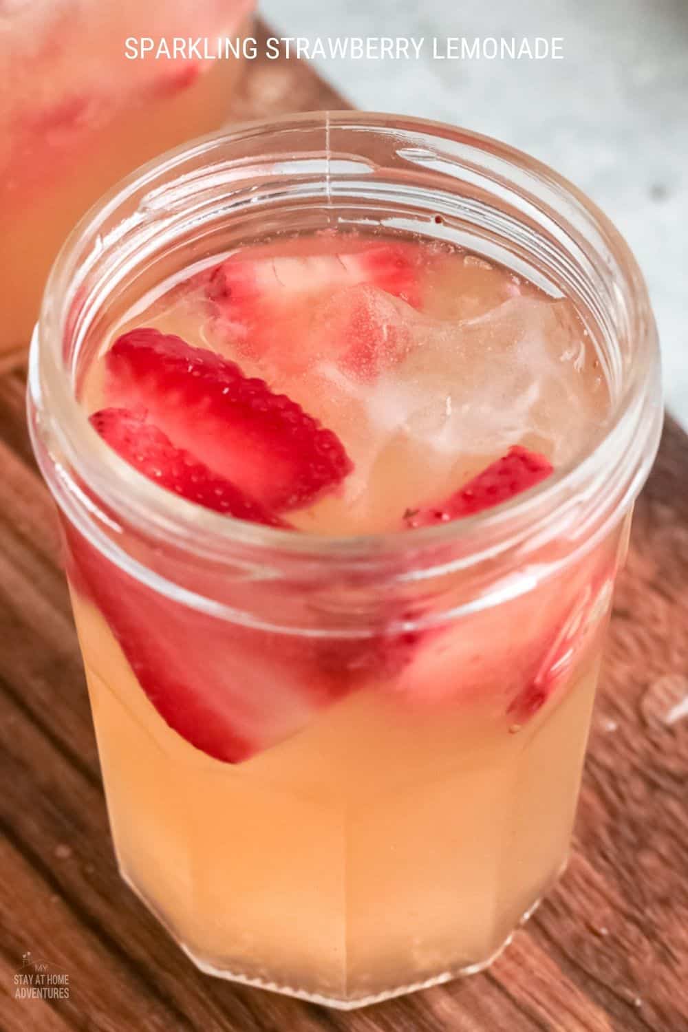 If you want to enjoy a refreshing drink this summer, then try strawberry lemonade. This sparkling beverage is perfect for your next barbecue or family get-together. Whip up a batch today! via @mystayathome