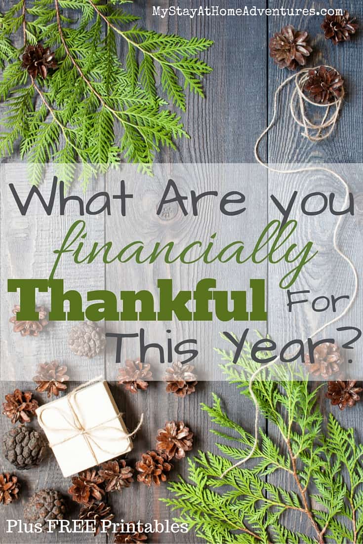 What Are you financially Thankful For This Year? I have to be honest and said that the road to debt freedom has taught me to be thankful of so many things including my finances.