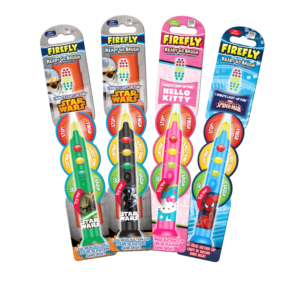 Firefly Ready Go Toothbrushes