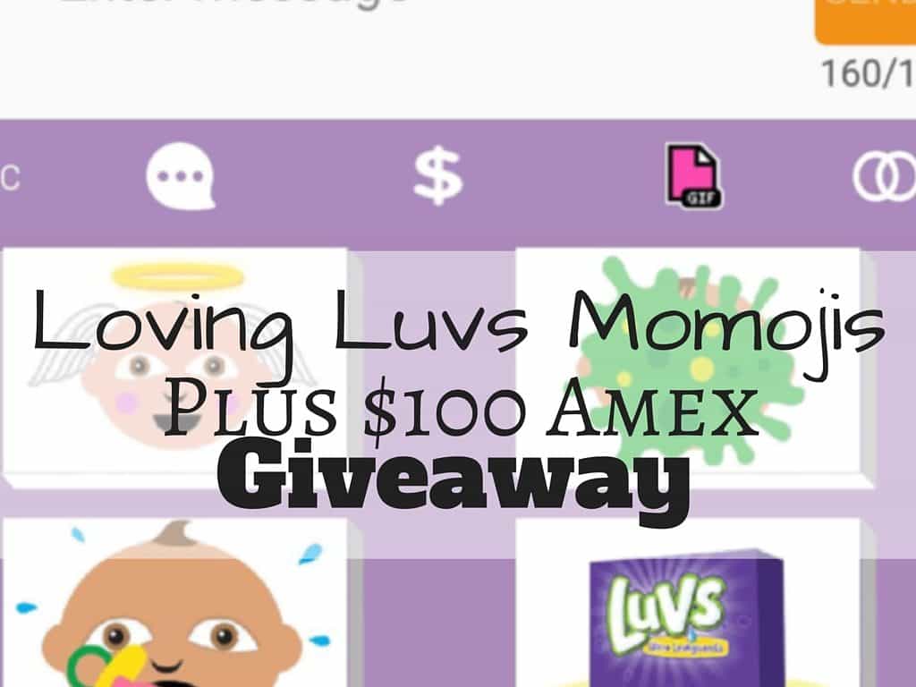 Check out Luvs Momojis and enter for a chance to win a $100 Amex Card! 