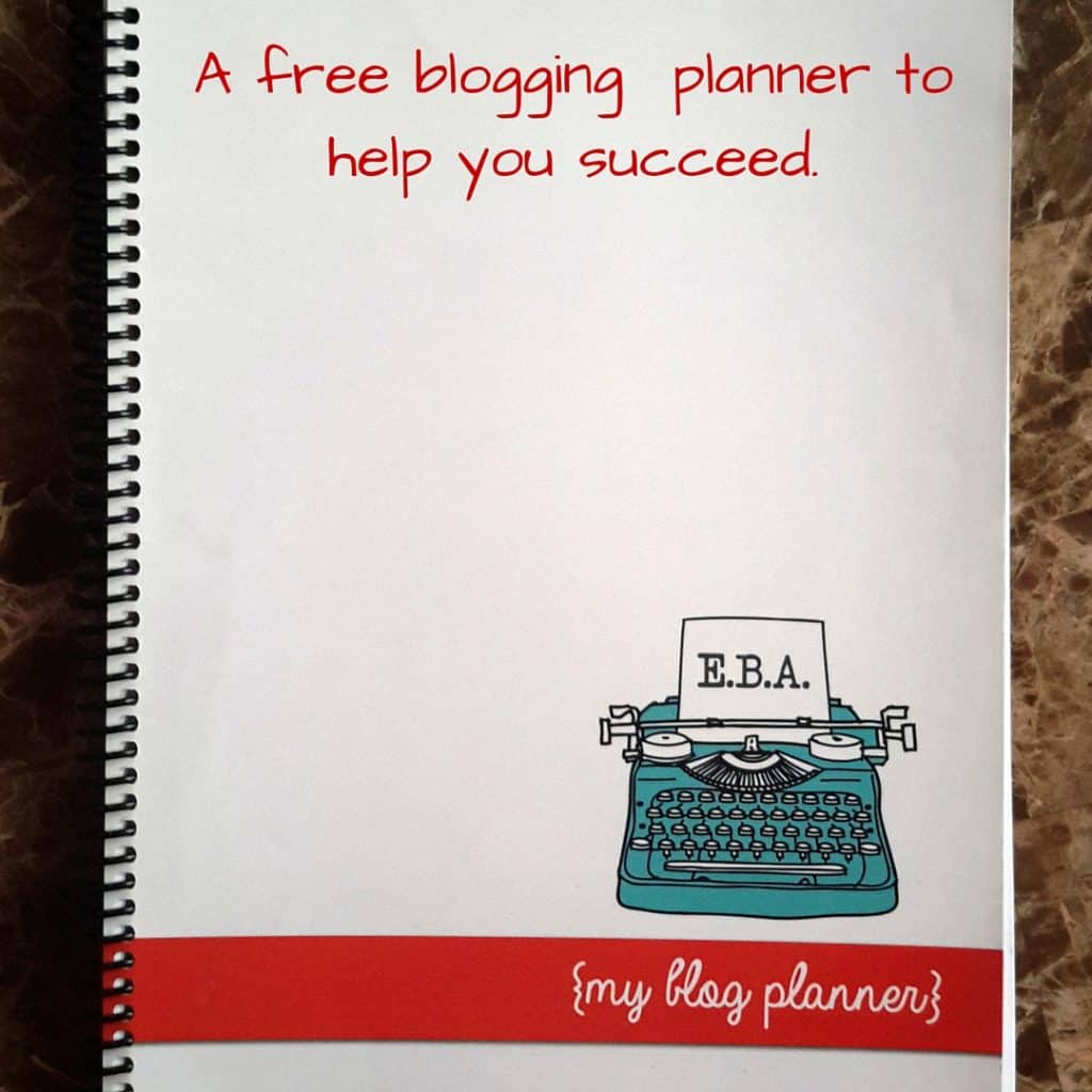 Free blogging planner