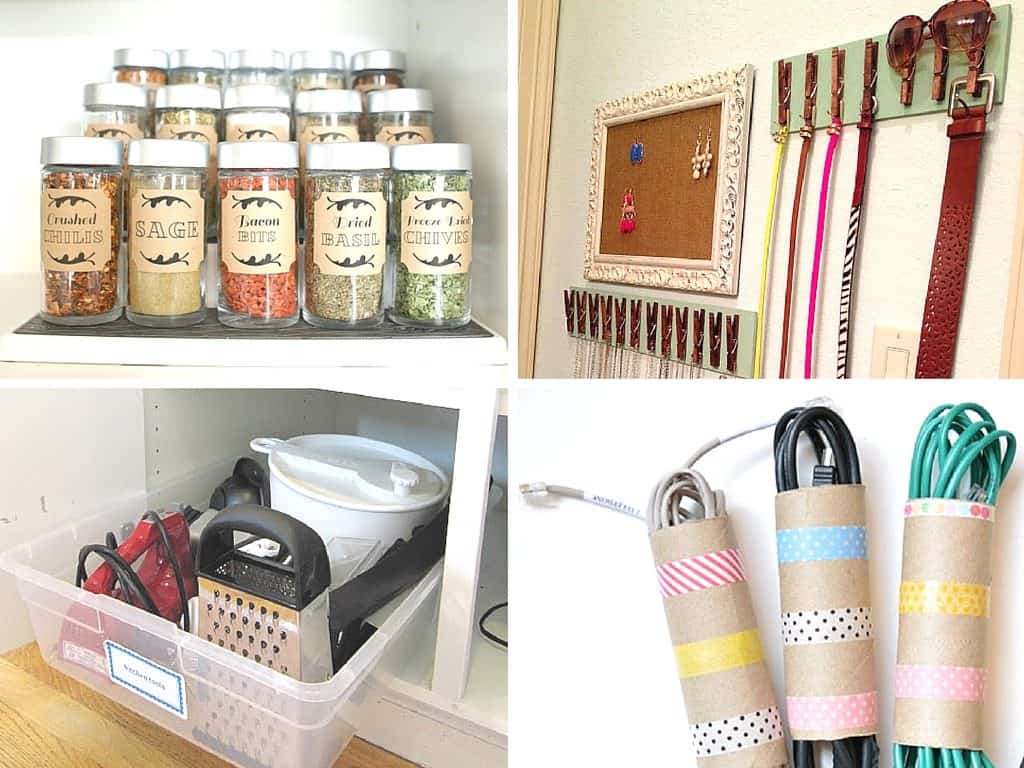 Looking for frugal ways to organize your home? Here are 19 money saving ways to organize your home without breaking the bank.