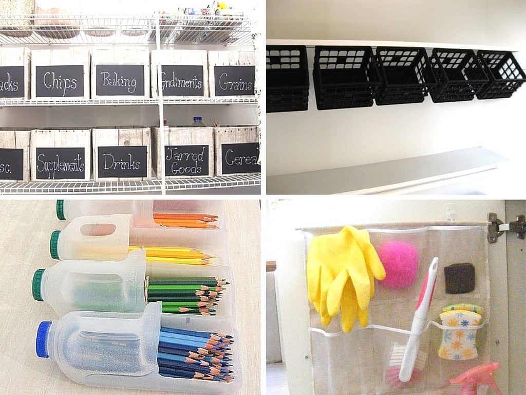 Looking for frugal ways to organize your home? Here are 19 money saving ways to organize your home without breaking the bank.