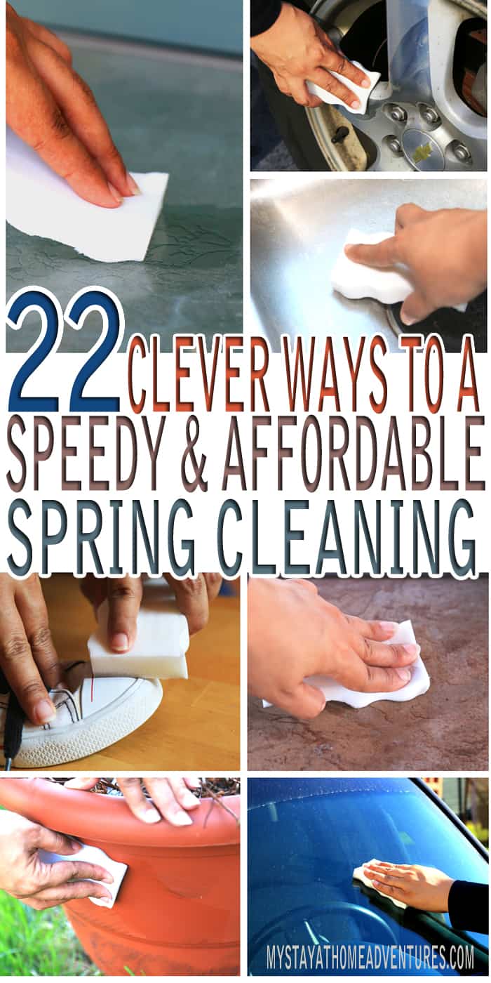 22 Clever Ways to a Speedy and Affordable Spring Cleaning via @mystayathome