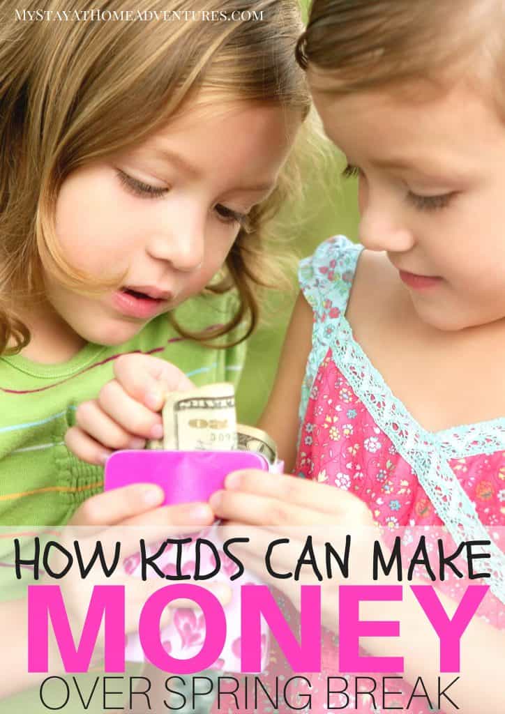 During the spring time kids can make money in so many different ways. Learn how kids can make money over spring break with these ideas.