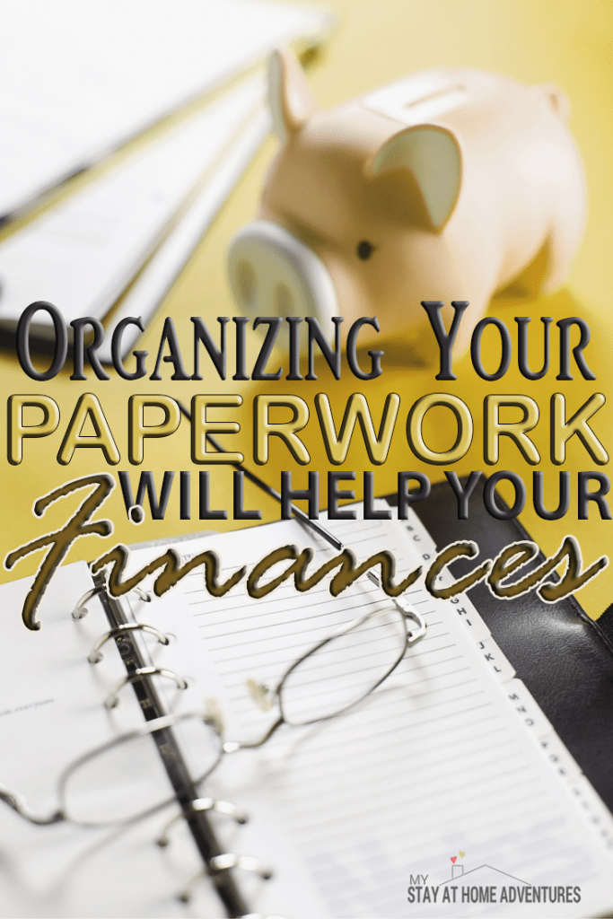 Organizing your paperwork can help your finances. Read the reasons why organizing your paper work will help your finances and tips on how to get it done