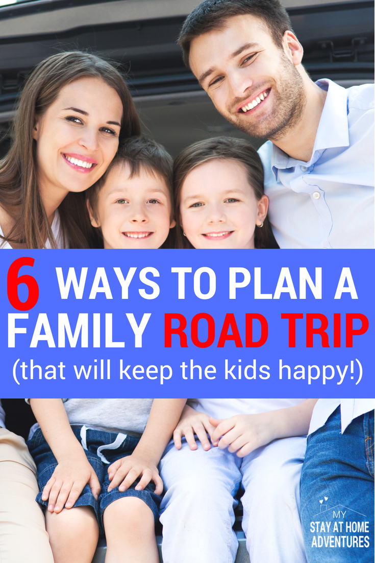 Planning a family road trip with kids? Learn six ways to plan the perfect family road trip that will keep everyone in your family happy! These family planning road trip tips work with any family size. Happy travels.