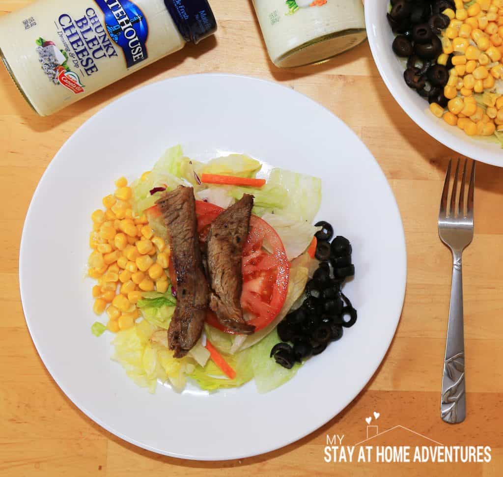 Quick and Easy Steak Iceberg Garden Salad #Seethelite * My ...