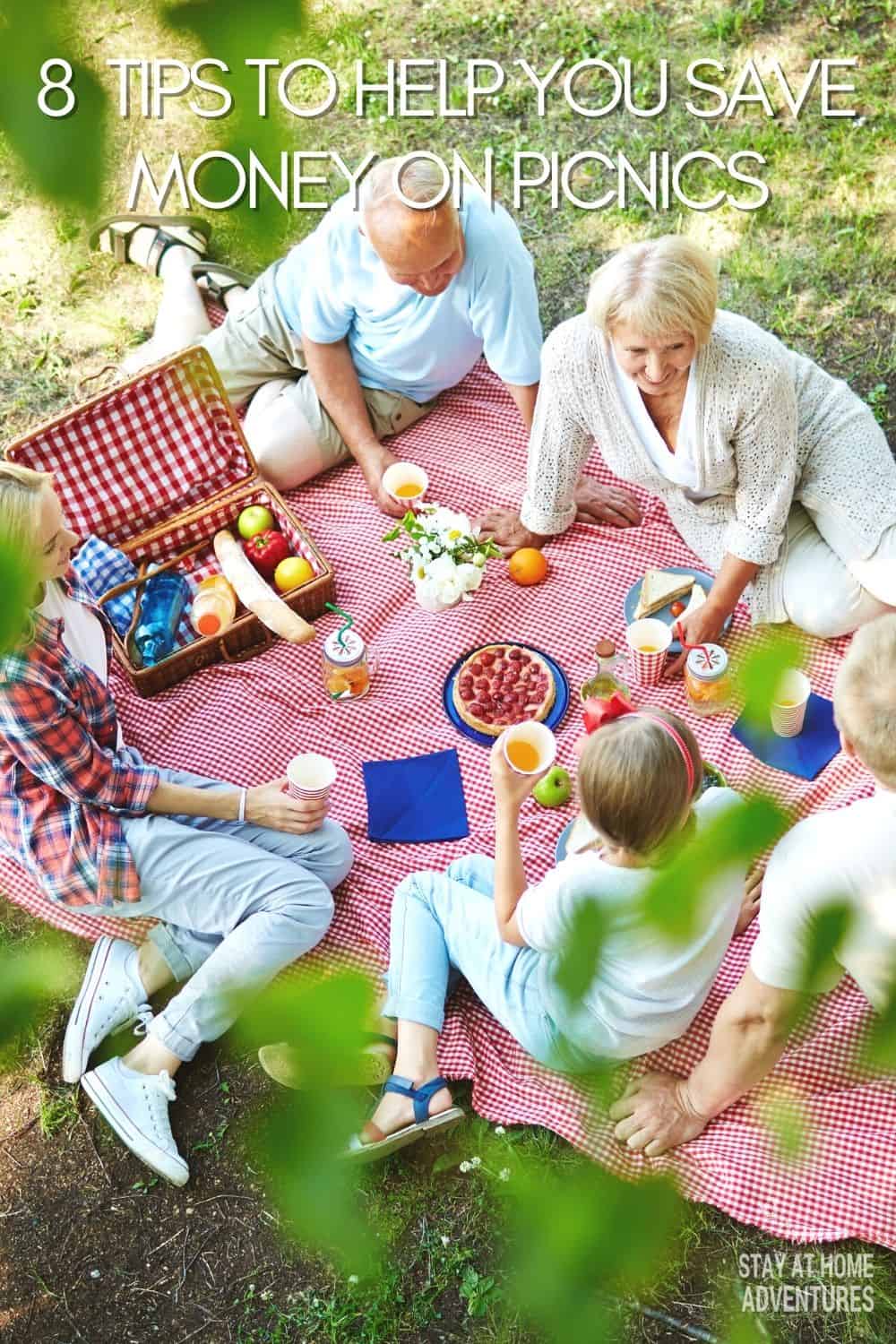 If you are on a budget this summer, you need to read these 8 never thought of tips to help you save money on picnics. These will help you enjoy wonderful picnics without busting your budget. via @mystayathome