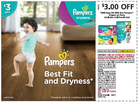 Calling all Pampers Fans!! This Sunday you will able to enjoy Pampers diapers June coupon offers. Score big with these high value coupons.