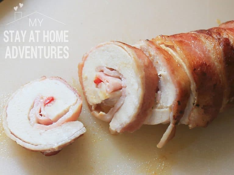 Bacon-Wrapped Stuffed Chicken Roll-Ups