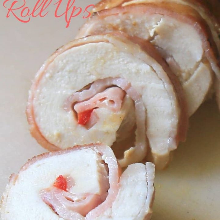 Bacon Wrapped Stuffed Chicken Roll Ups Recipe