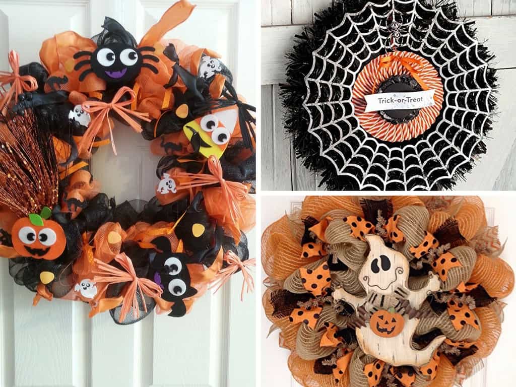 The Best Halloween Wreath Ideas For Non-Crafters! * My ...