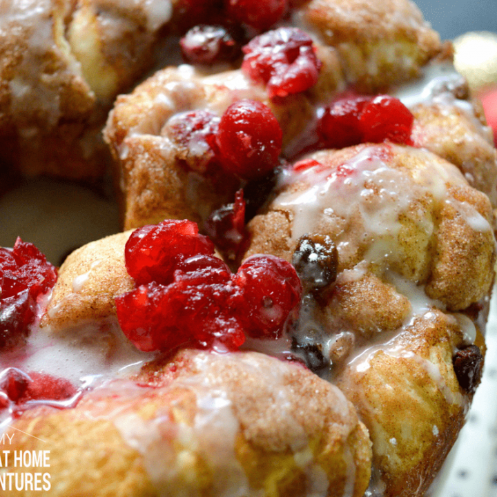 Cranberry Raisin Monkey Bread