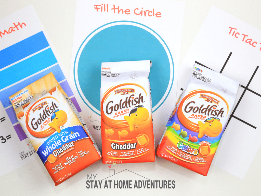 Looking for some goldfish crackers games? Check out these educational and fun games ideas that will bring joy and laughter. #GoldfishMoments #AD