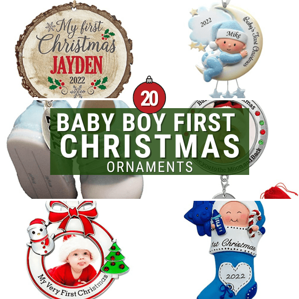 20 Baby Boy First Christmas Ornaments for 2022