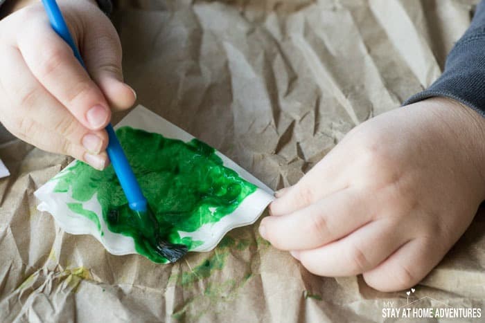 painting coffee filters