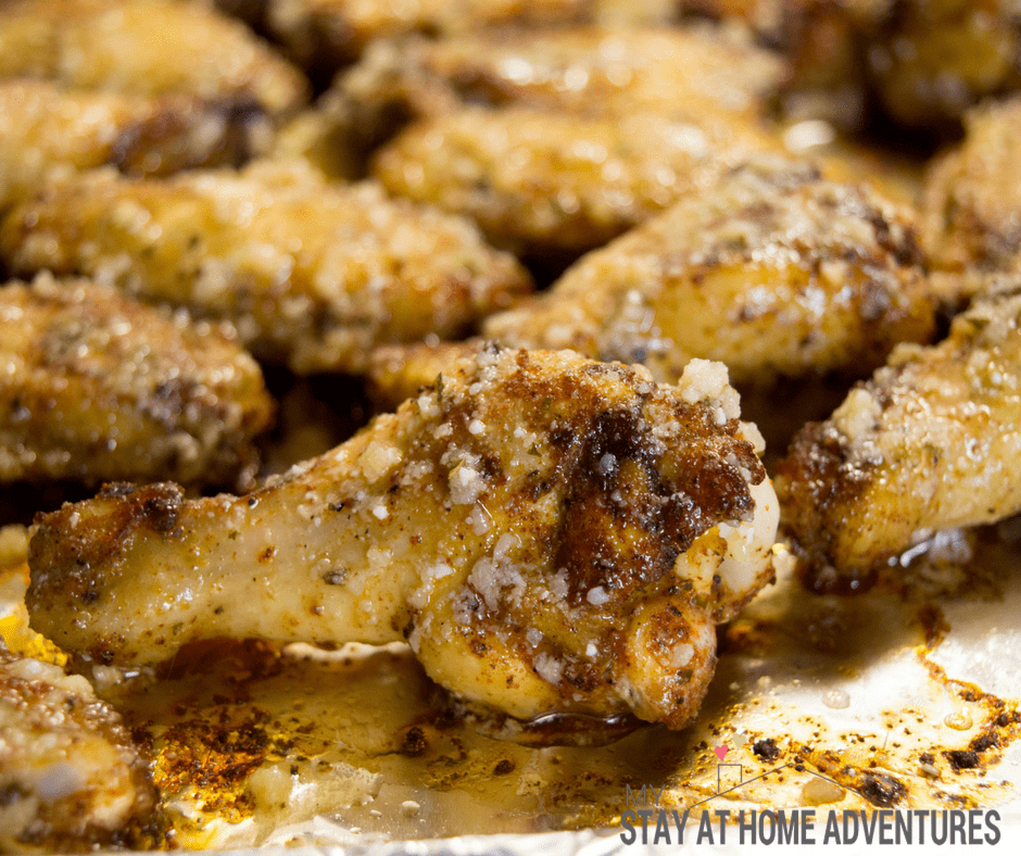 Close up photo of cajun chicken wings