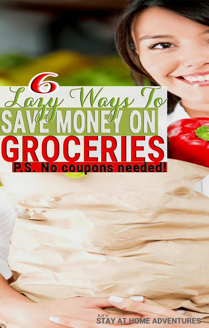 Sometimes you don't have to work too hard to save money on your groceries. Learn 6 lazy ways to save on groceries that will help you increase your savings.