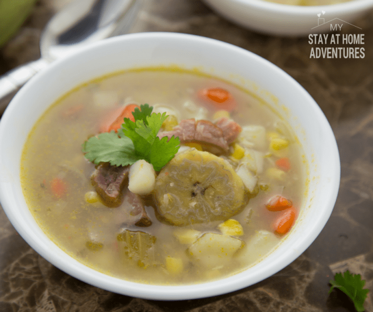 Leftover Ham & Plantain Soup (Sopas de Platanos)