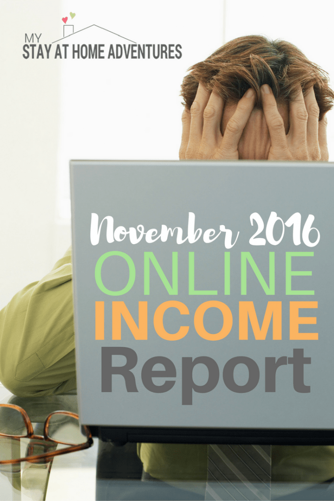 OK let us see how bad we did this month in our November 2016 Online Income Report! Learn why we share our income and expenses and what we learned from it!