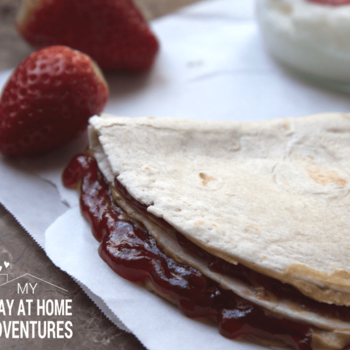 Peanut Butter & Jelly Quesadilla