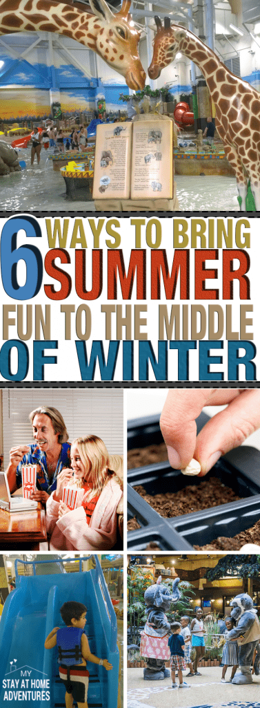 Oh winter can be hard on the family and it can be boring, but it doesn't have to be. Bring summer fun to the middle of winter with these tips. #ad #LoveKalahari