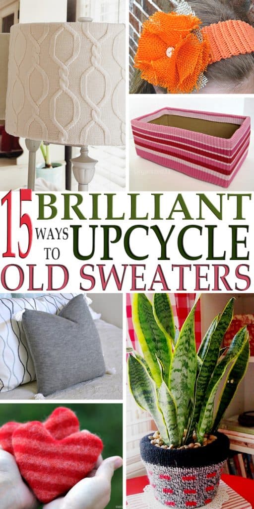 Who doesn't have a closet full of old sweaters? Here are 15 brilliant ways to upcycle old sweaters that will have you talking!