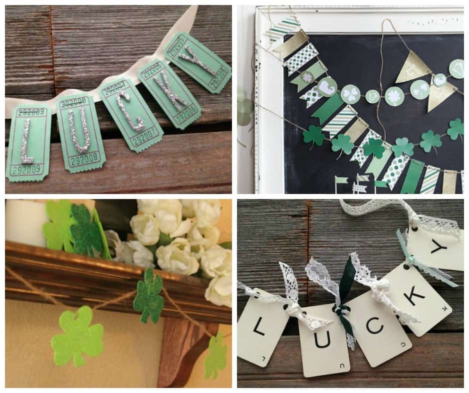 DIY St. Patrick's Day Garlands