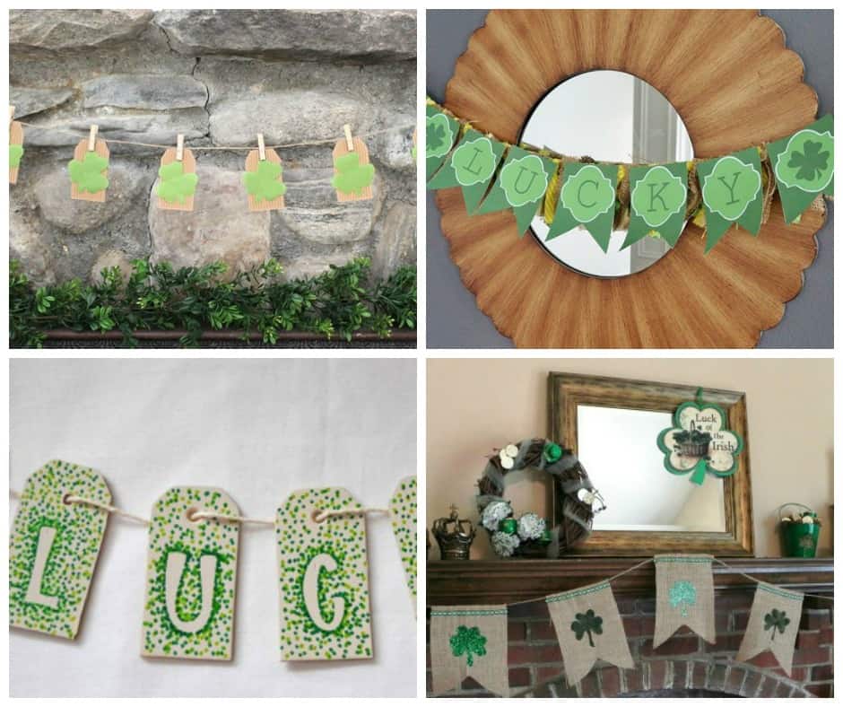 DIY St. Patrick's Day Garlands