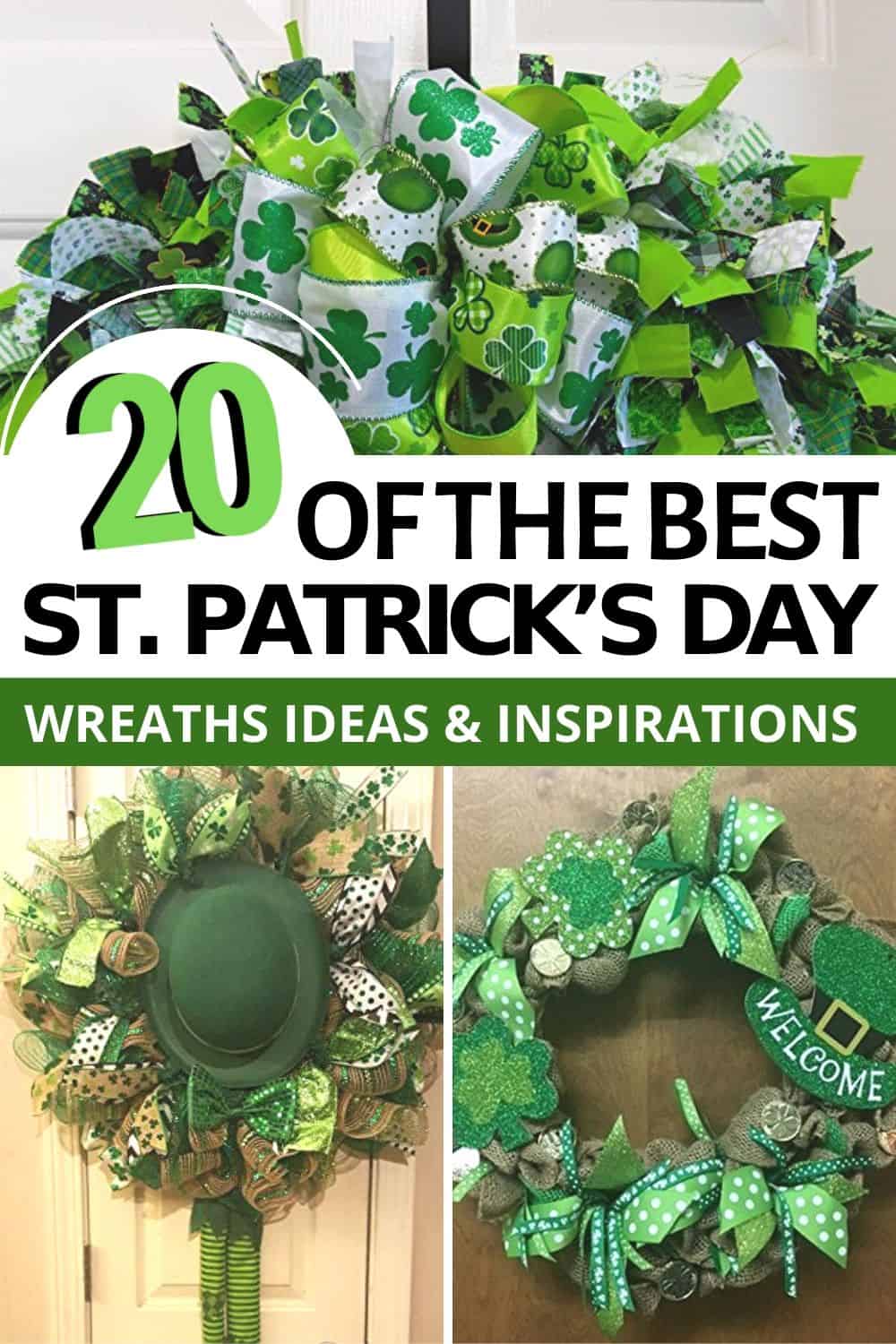 20 Of The Best St. Patrick's Day Wreath Ideas & Inspirations
