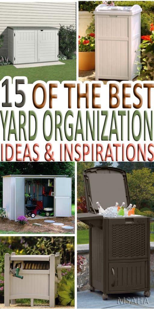 This spring let's look at yard organization ideas to help take care of the exterior of our home. Get inspired with this ideas and start enjoying our yard.