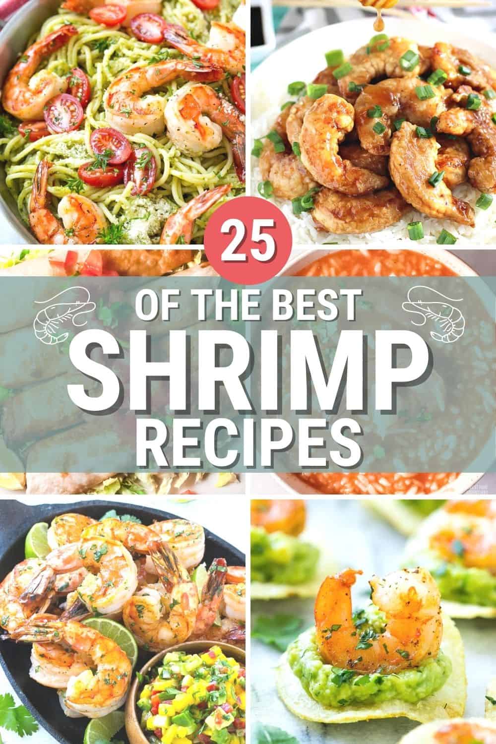 Check out these 25 amazing shrimp recipes to choose from for dinner any night of the week! From shrimp tacos to shrimp ceviche. via @mystayathome