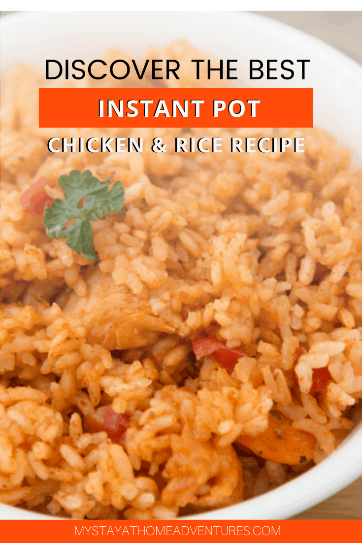 The Best Puerto Rican Instant Pot Chicken and Rice Recipe via @mystayathome