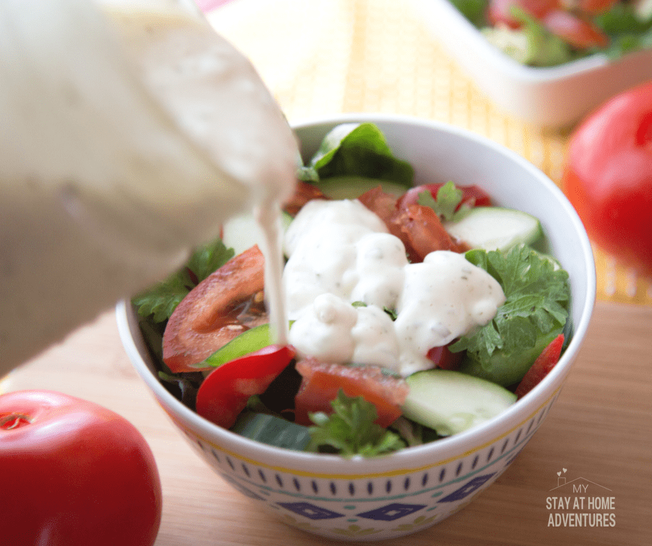 Fresh vegetable garden salad